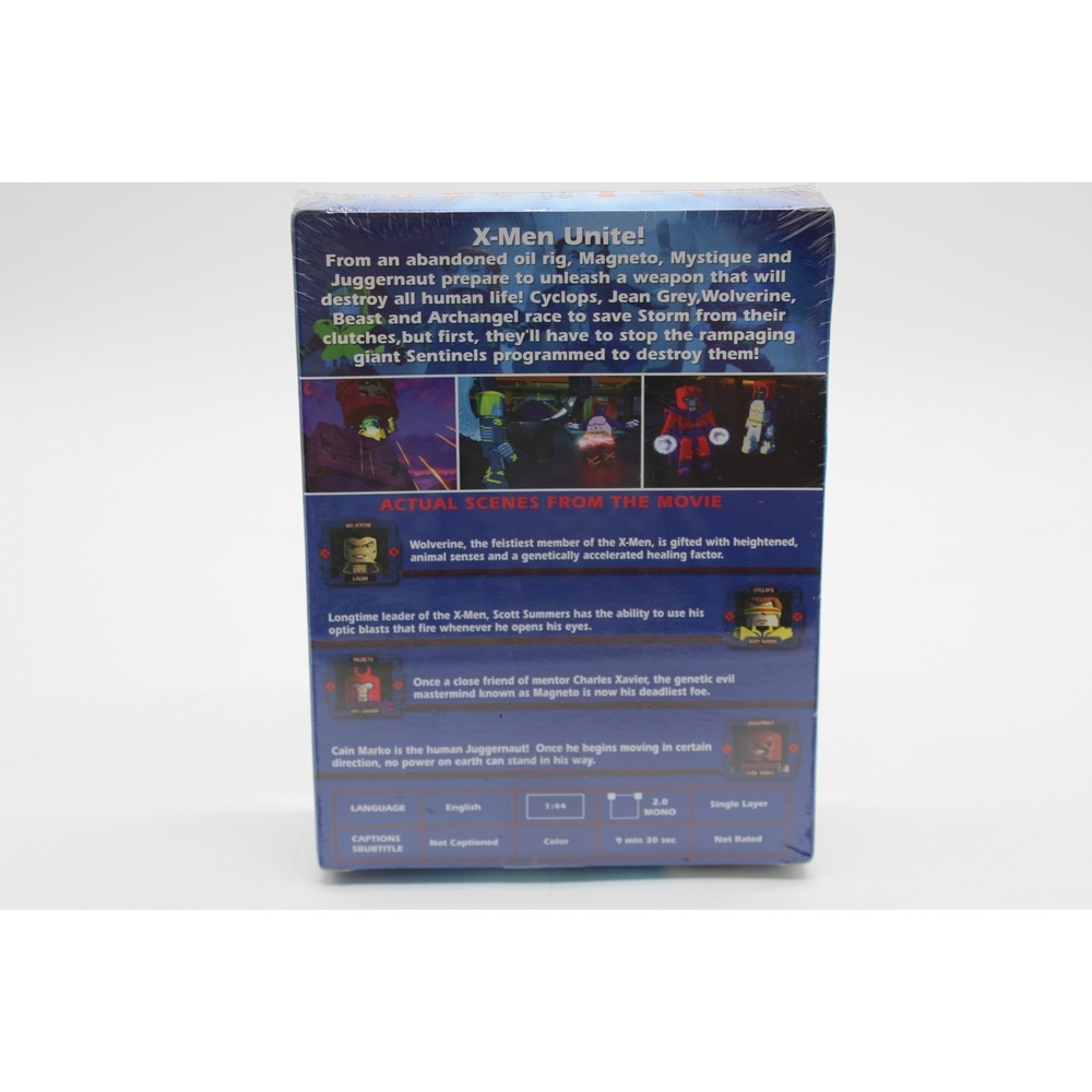 Marvel X-Men Minimates 4 Pack Set w/X-Men Darktide DVD Movie 2005 Diamond Toys - Picture 9 of 9